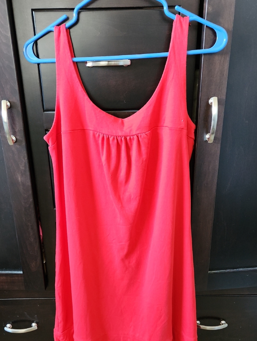 New York & Company Red Sleeveless Mini Dress